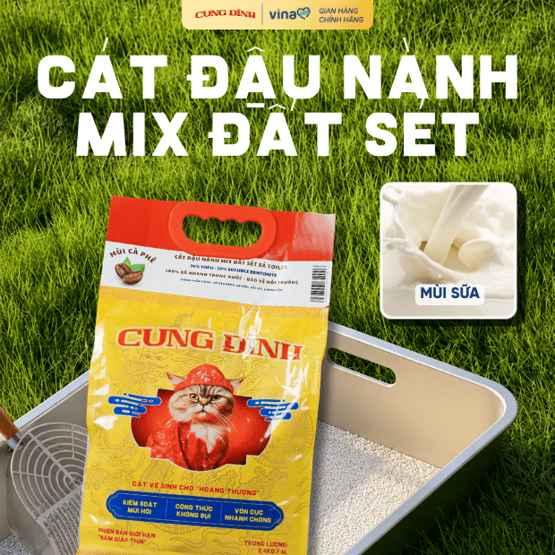 Cung Đình Đỏ Đậu Nành Mix Đất Sét