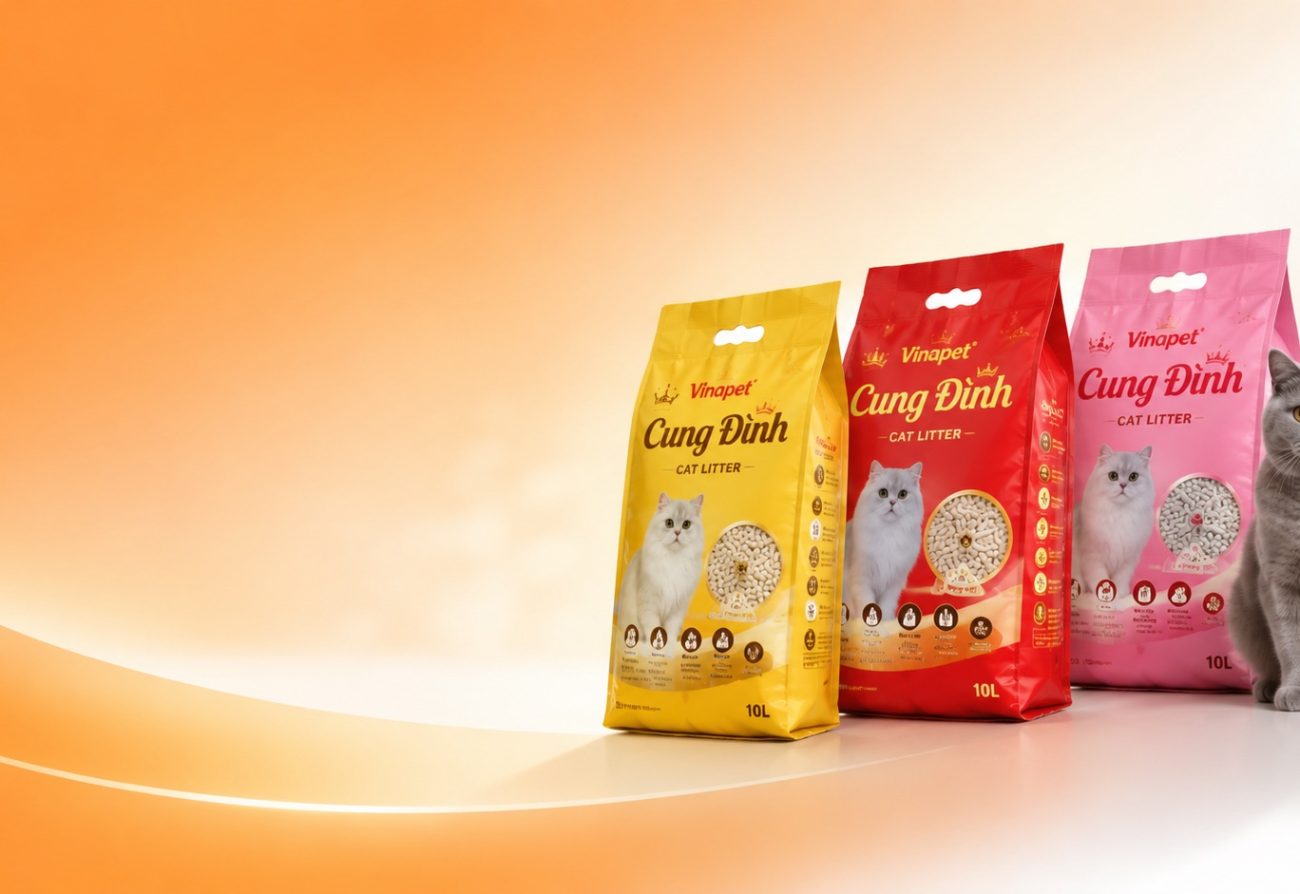 Cát vệ sinh Cung Đình — chương trình khuyến mại Vinapet