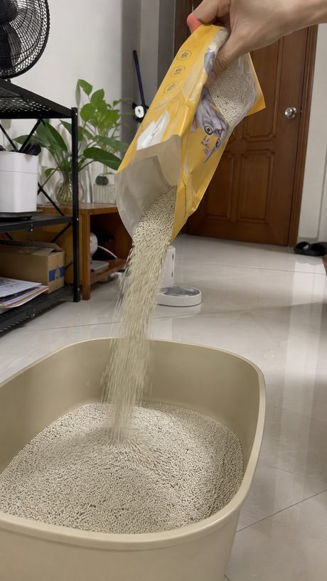 Test độ bụi: đổ từ độ cao 50cm