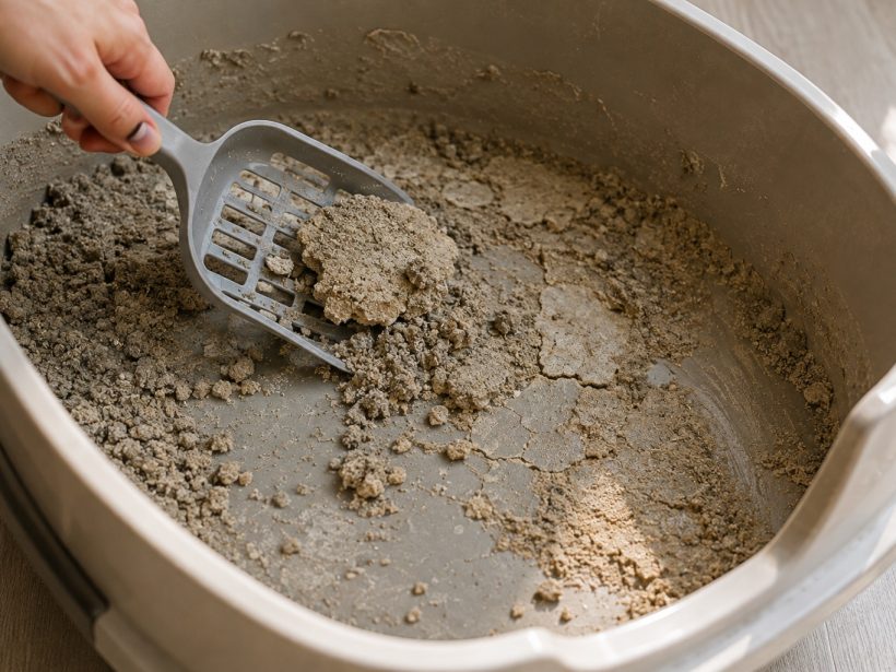 Cát vón kém, bết chặt đáy khay