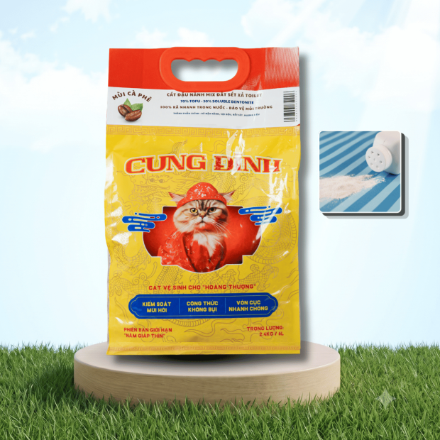 Cung Đình Đỏ Đậu Nành Mix Đất Sét