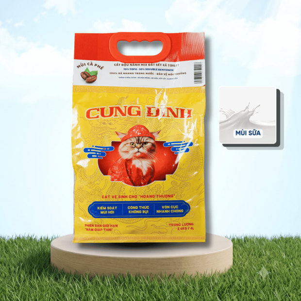 Cung Đình Đỏ Đậu Nành Mix Đất Sét