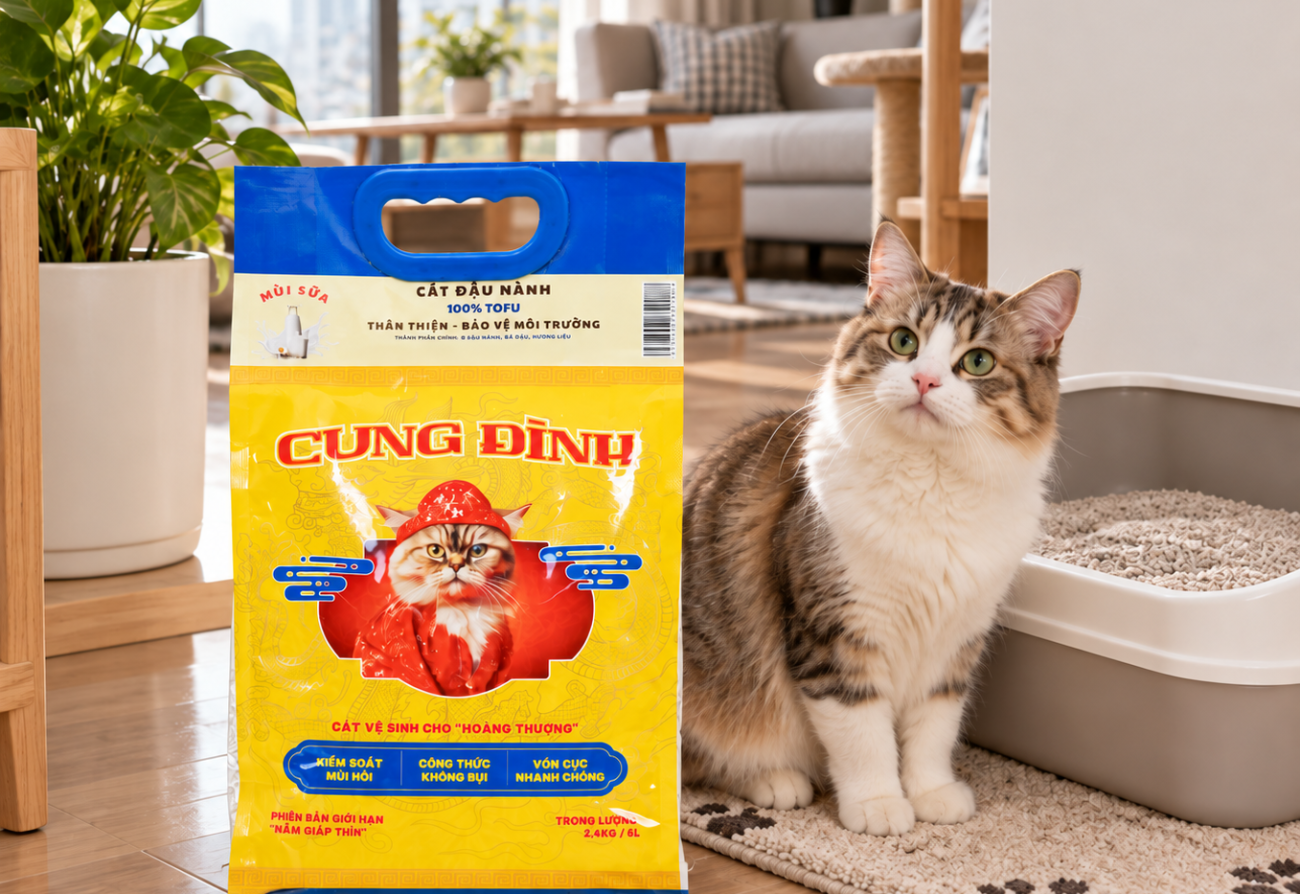 Dòng cát Cung Đình — cát mèo quốc dân